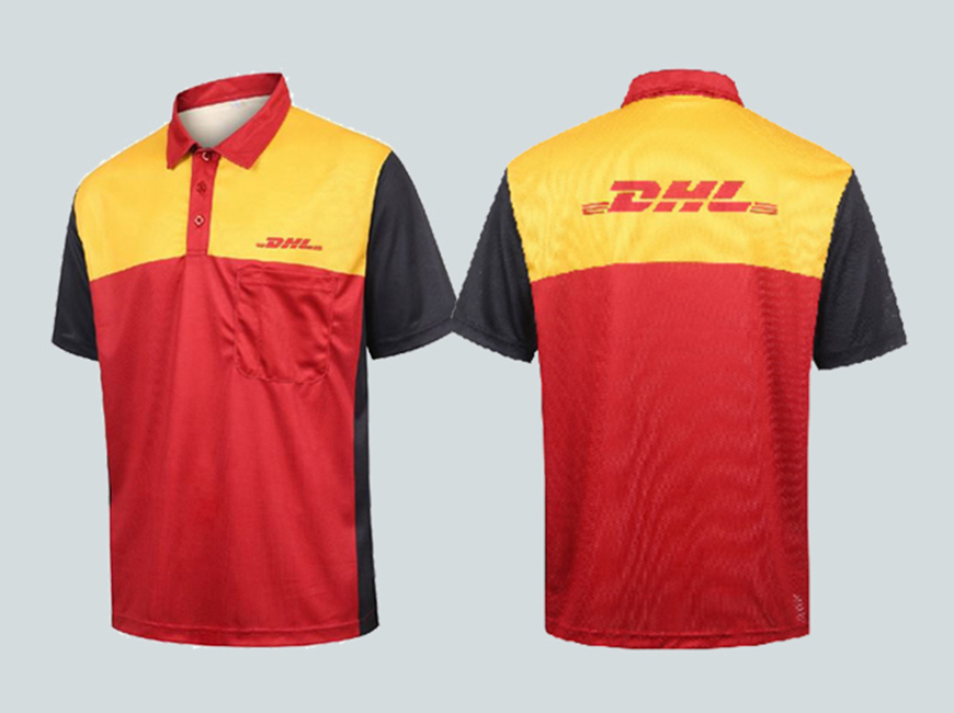 Deutsche Post DHL Custom Polo Shirt Workwear Case