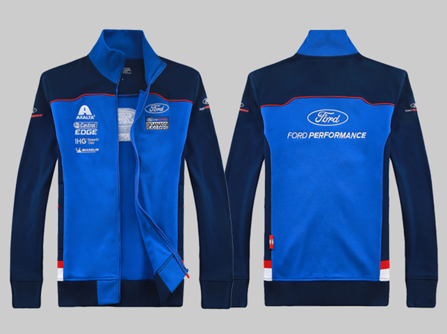 Ford Custom Full-Zip Track Jacket Race Workwear Case