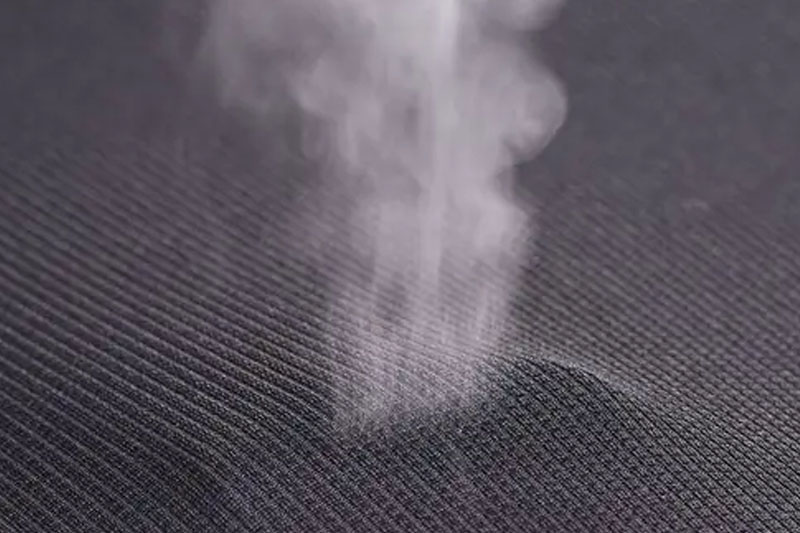 Which fabrics have good air permeability?