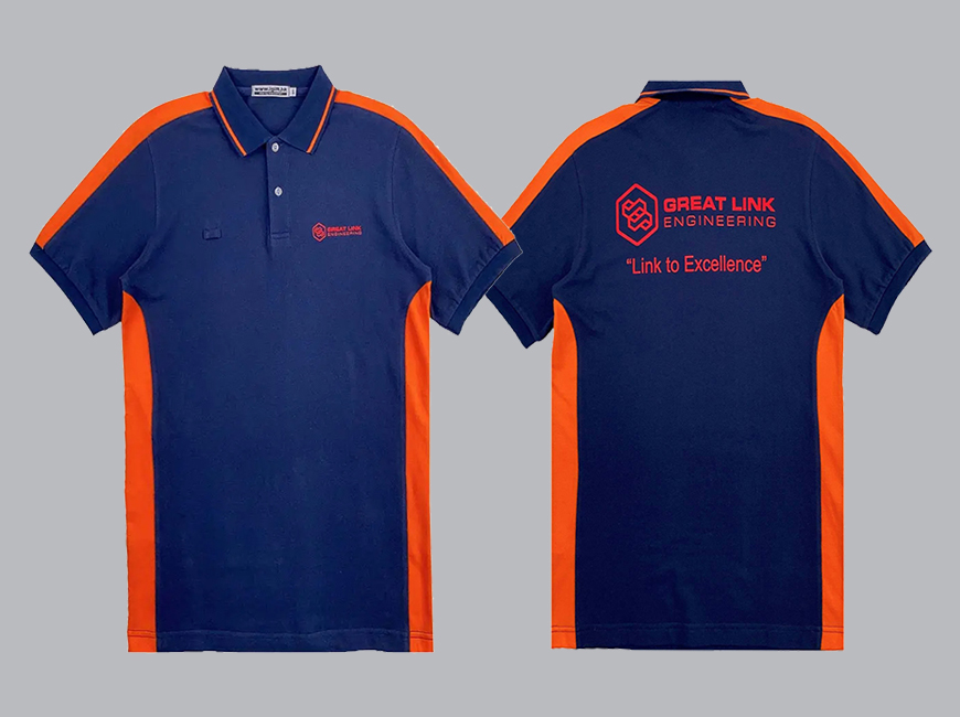 Custom Polo Shirt Workwear Case for GREAT LINK