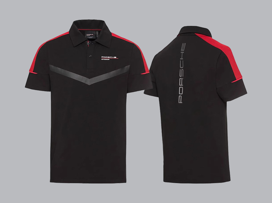 Customized Porsche Polo Shirt Racing Suit Case